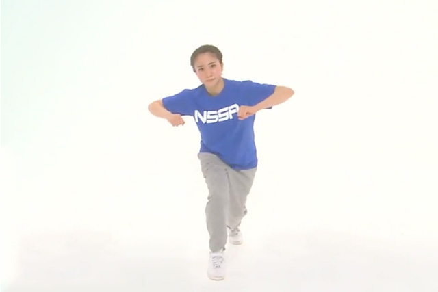 学校体育向け リズムダンスの20の技の学習用映像